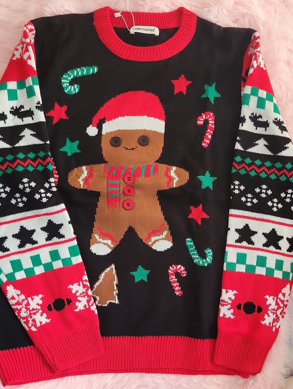 Adorable Gingerbread Ugly Christmas Sweater